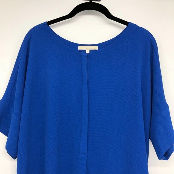 Monk & Lou Cobalt Blue Short Sleeve Shift Dress size L - Picture 4 of 16